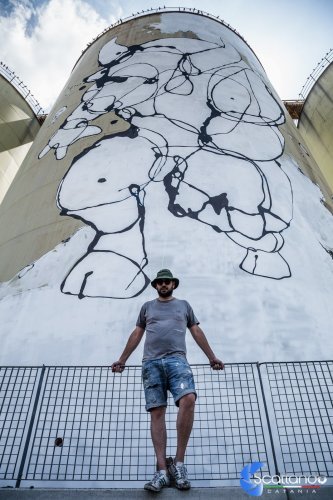 Il Minotauro - Street Art Silos - Catania