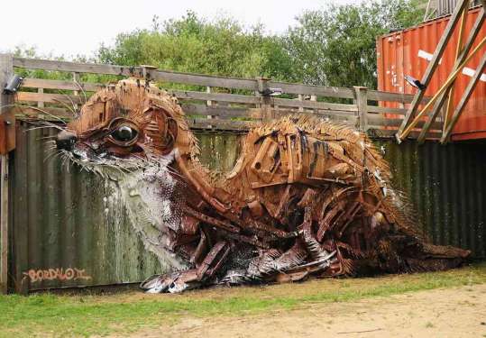 Raw bear - quando i rifiuti diventano opere artistiche