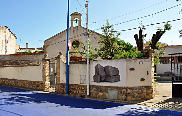 Tipici murales in stile Muscas - San Sperate - Sardegna