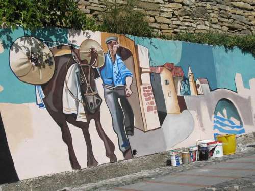 Badalucco - Un murale elogio alla propria memoria storica