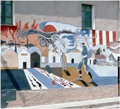 Villamar: murale simbolo della stagione artistica anni 70/80