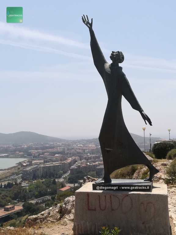 Statua di San Francesco d'Assisi - Cagliari - Sardegna