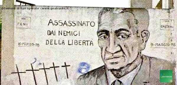 San Sperate:Storico murale in omaggio al leader DC Aldo Moro