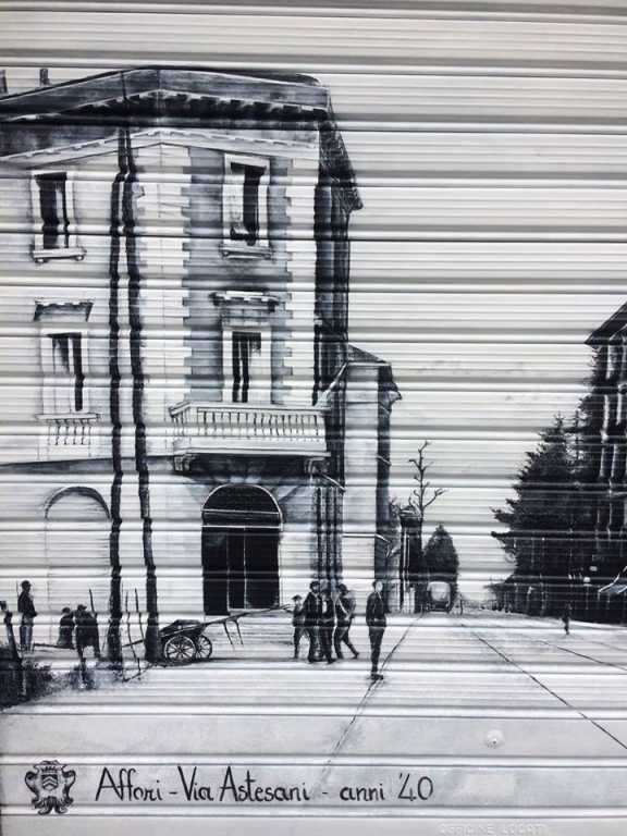 La storia di Affori sulle serrande - Milano - Urban Art