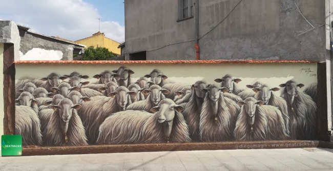 San Gavino: Un murale come spunto di riflessione 