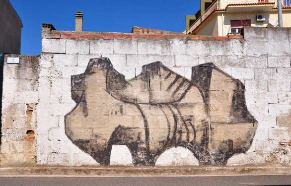 Uno storico murale - San Sperate - Sardegna